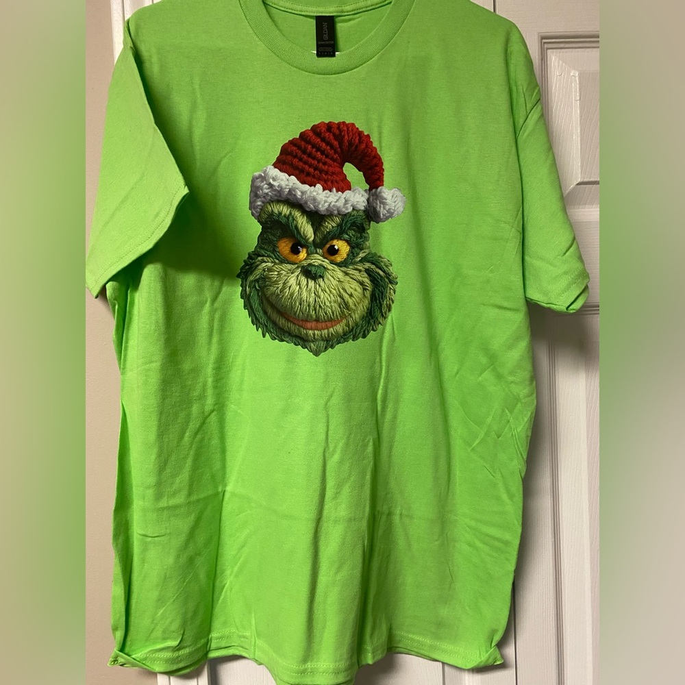 Christmas Green Grinch Graphic T-Shirt